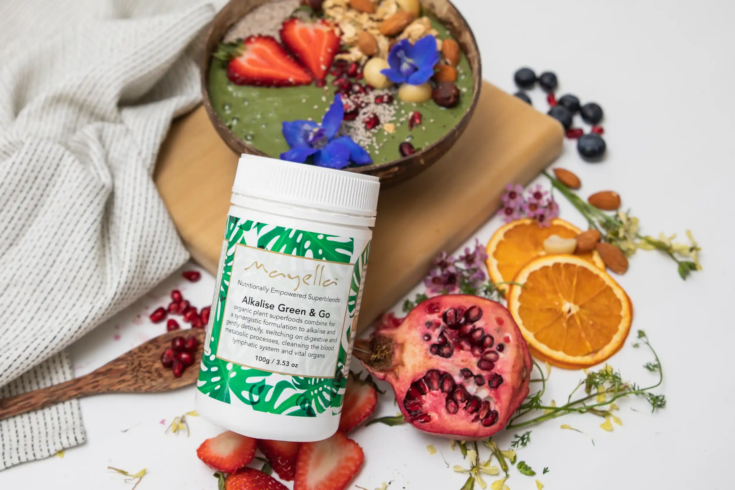 Mayella Alklalise Green & Go Superfood Blend